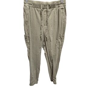 Old Navy Mens Olive Green Stretch Tech Cargo Joggers Elastic Waist Pants Size S